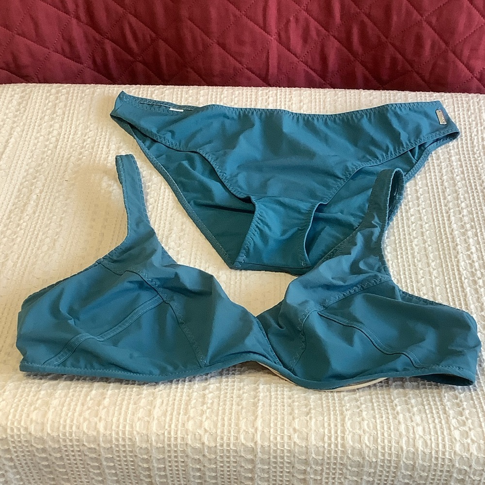La Perla Teal Bikini Set